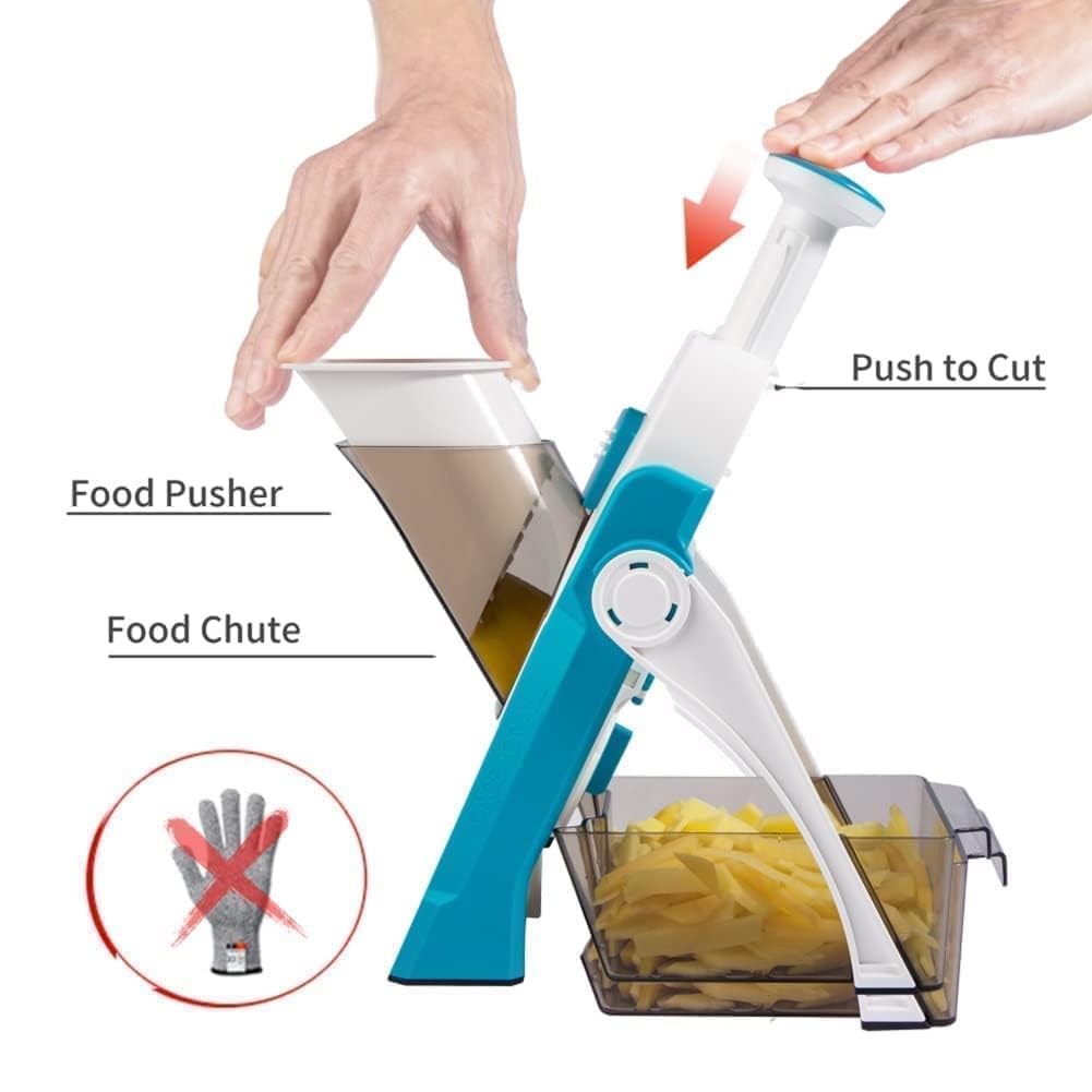 5-in-1 Mandoline Vegetable Slicer & Chopper