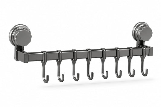 8-Hook Multipurpose Wall Rack