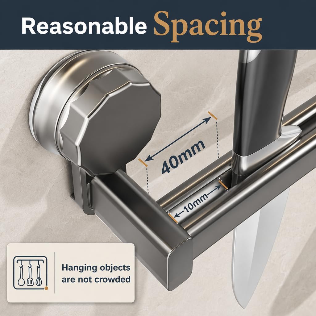 8-Hook Multipurpose Wall Rack