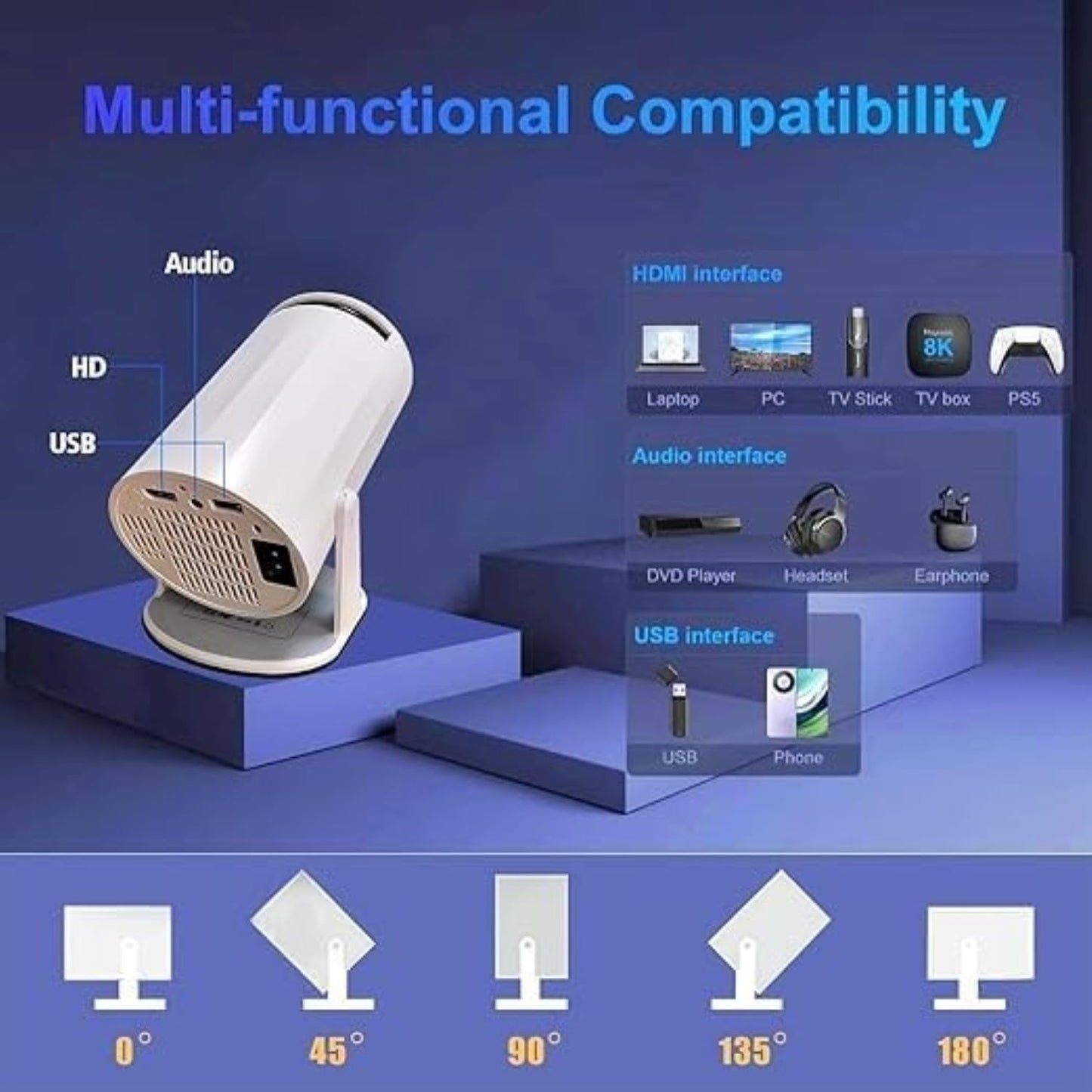 Smart HD Mini Projector