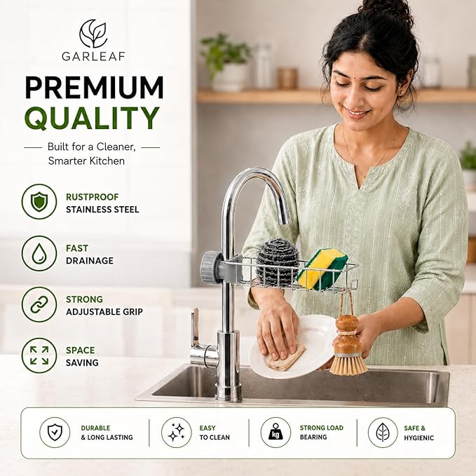 Stainless Steel Kitchen Sink Organizer