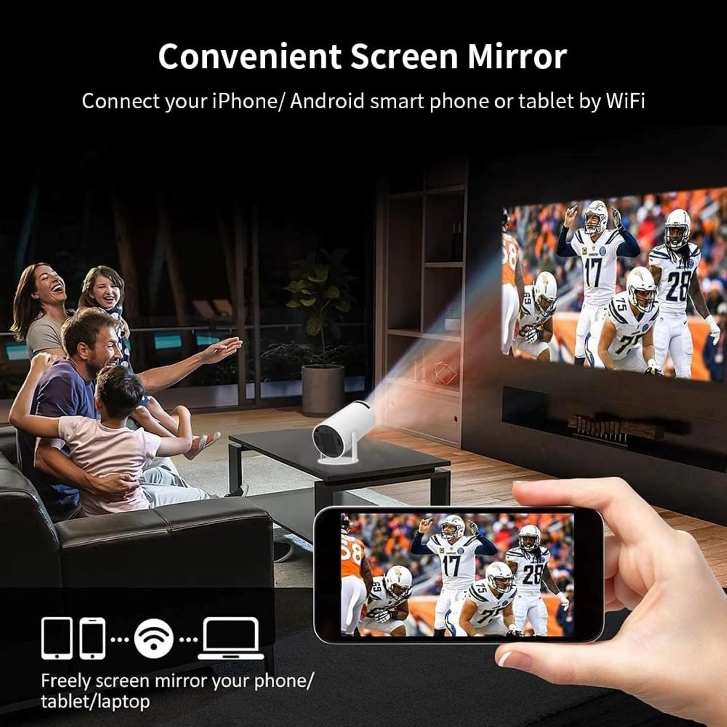 Smart HD Mini Projector