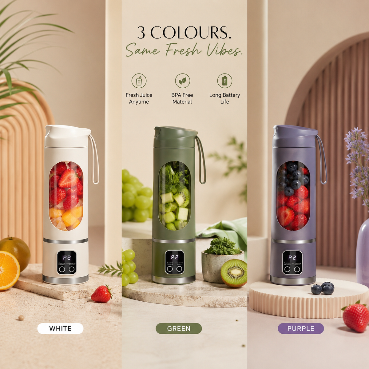 Portable Rechargeable Blender