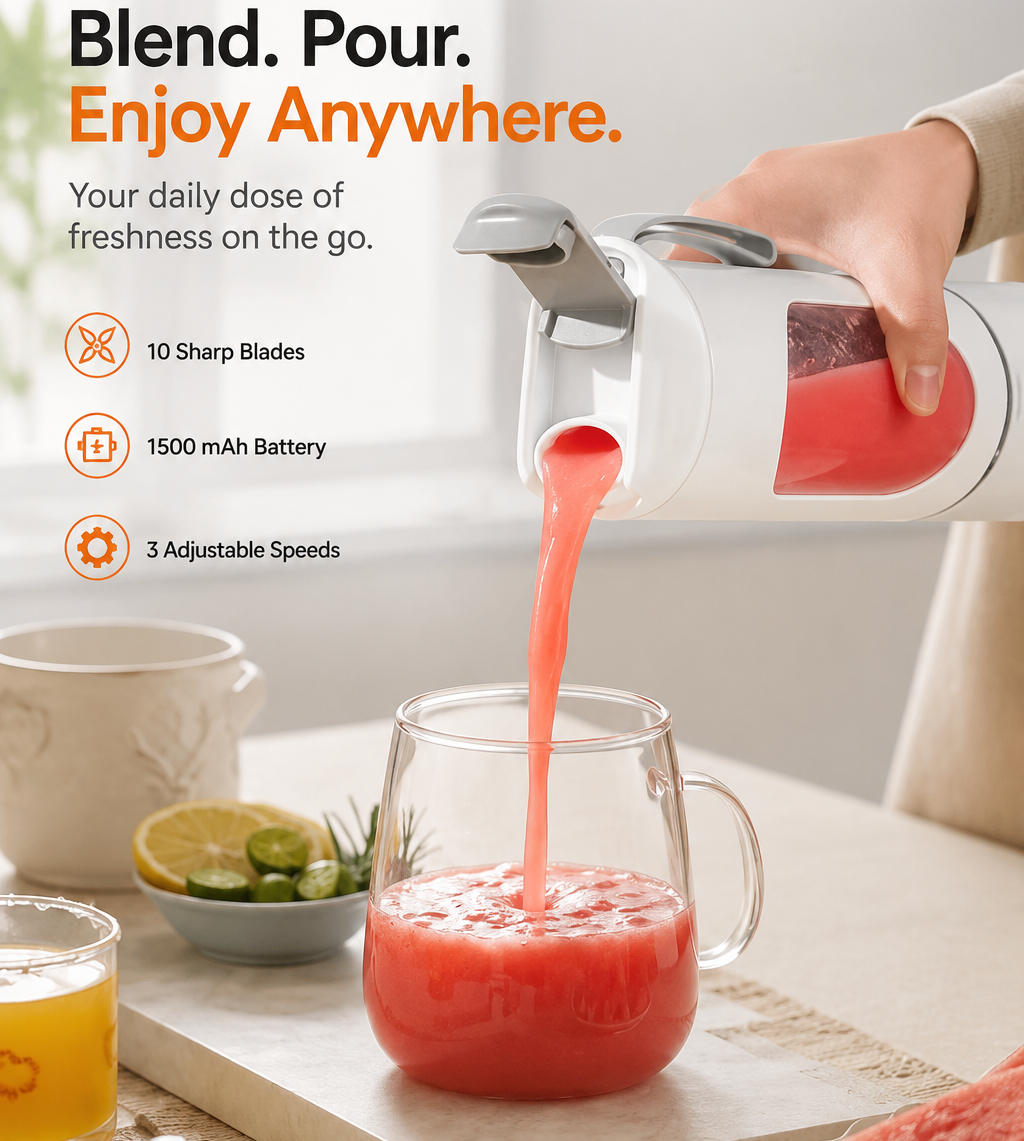 Portable Rechargeable Blender