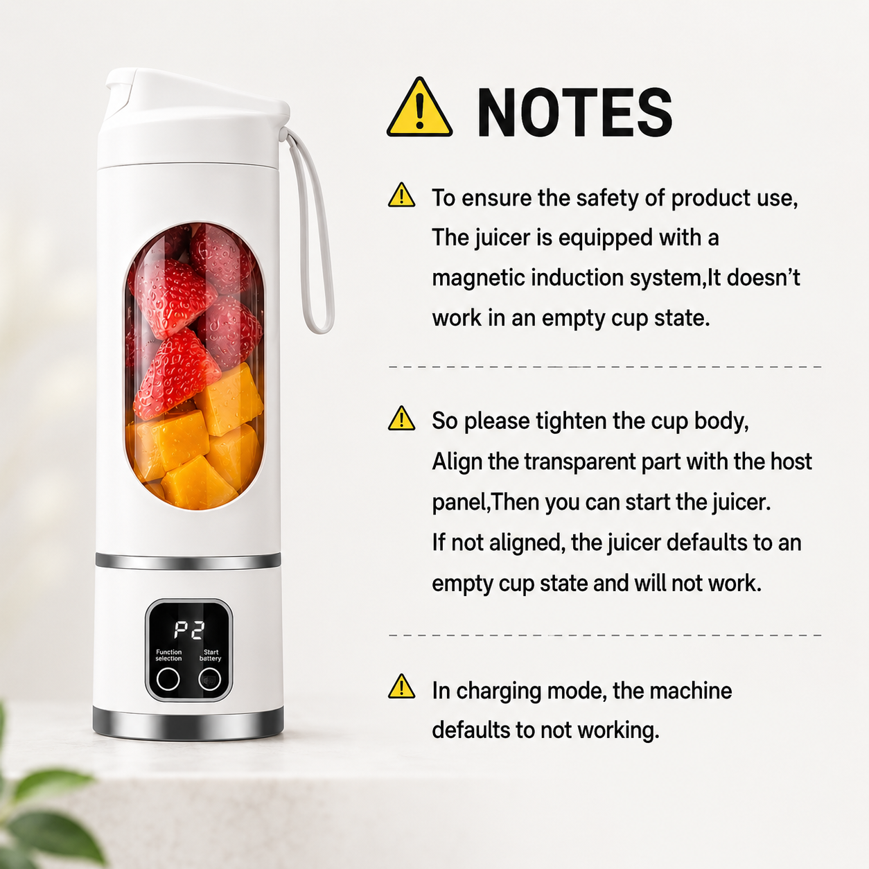 Portable Rechargeable Blender